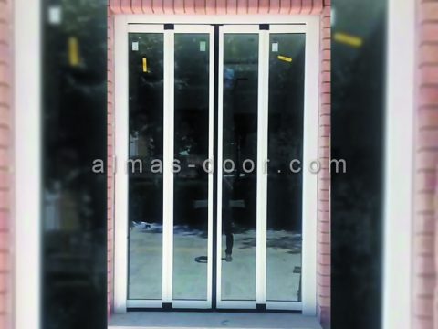 نمونه کار درب اتوماتیک شیشه ای کشویی بیمارستان خورشید اصفهان