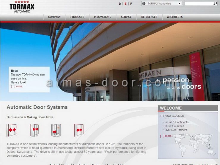 سرویس و تنظیمات سیستم درب اتوماتیک تورمکس Tormax 2201