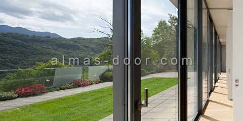 درب دستی با ریل اتوماتیک